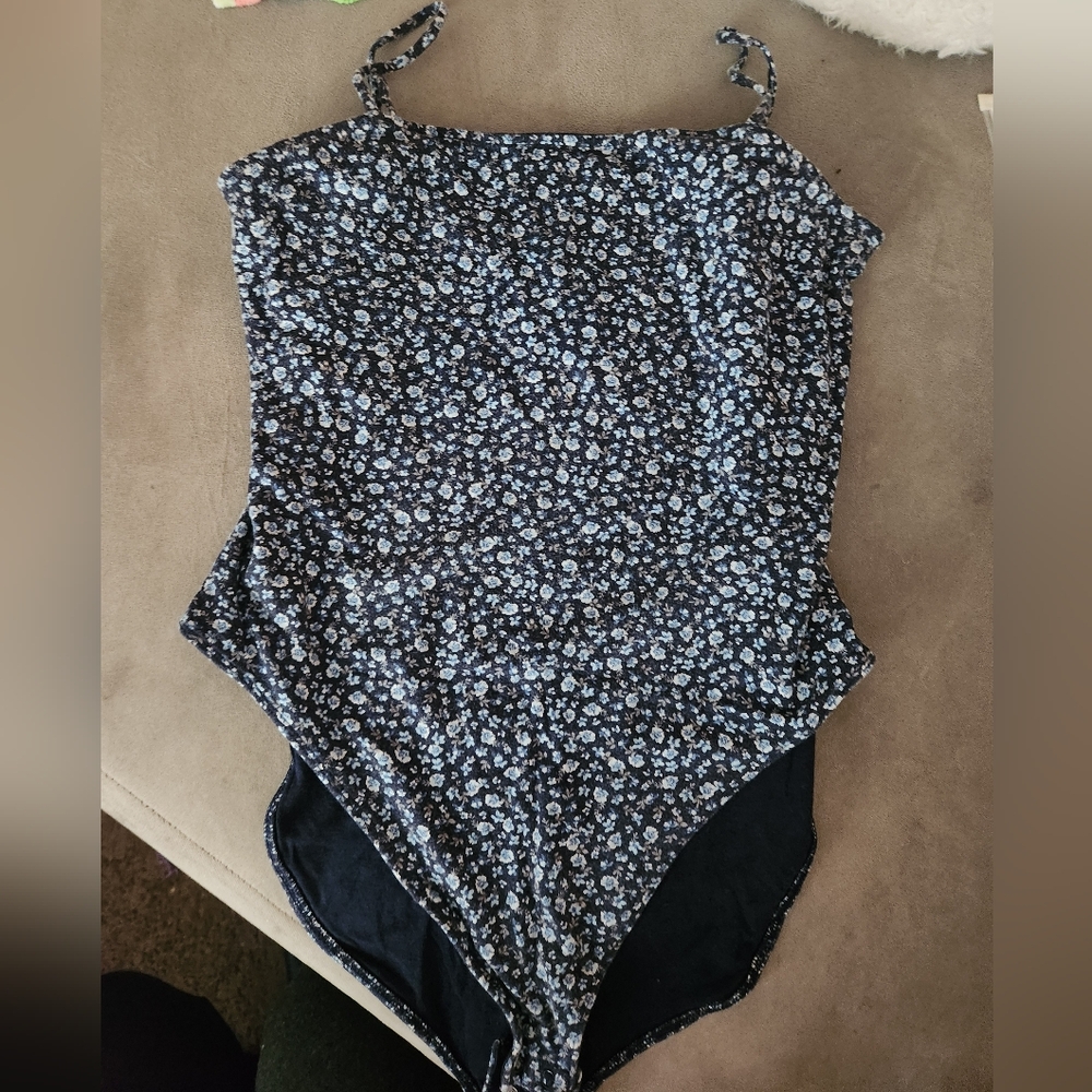 Floral body suit
